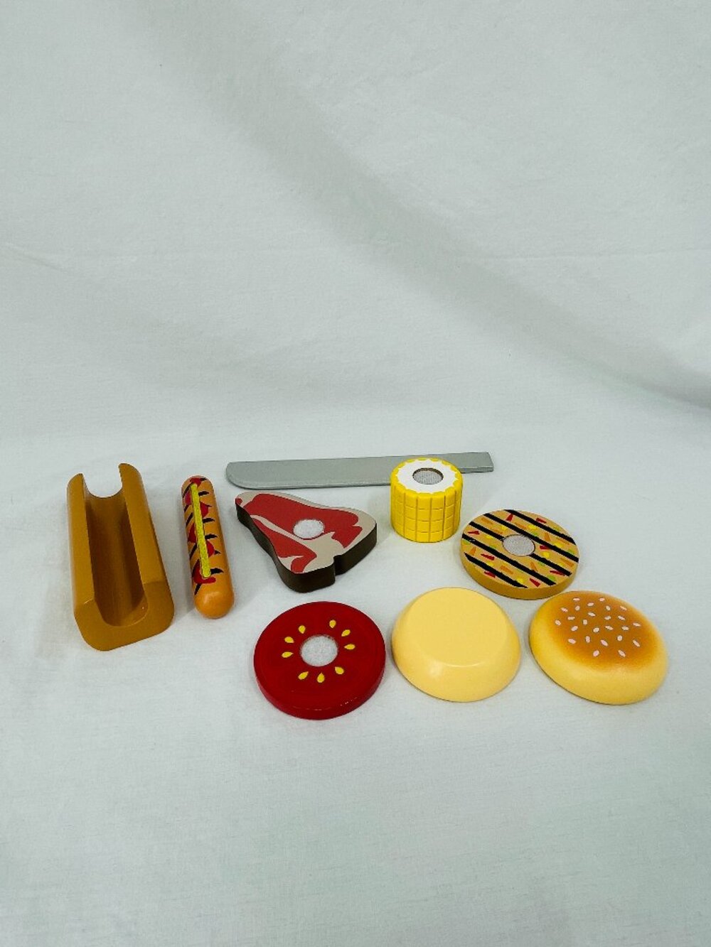 Melissa & Doug Wooden Play Wooden Play Grill Set